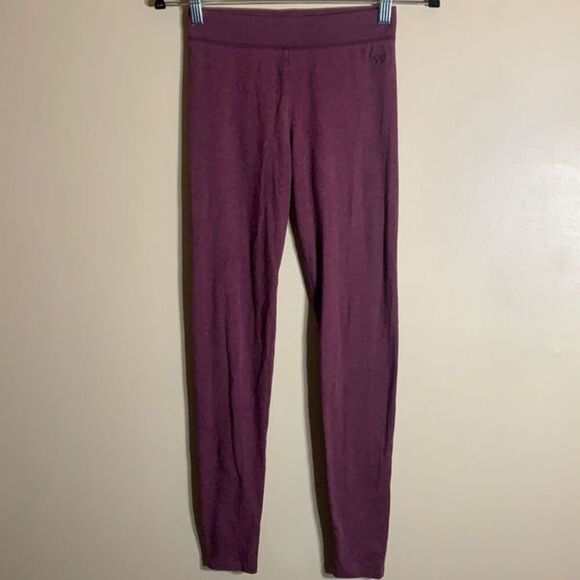 Victoria Secret PINK Maroon Leggings - Picture 1 of 4